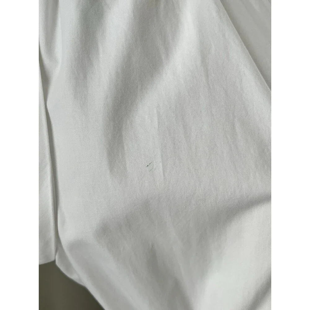 J. Crew White Midi Dress with Drawstring Waist - Picture 8 of 14